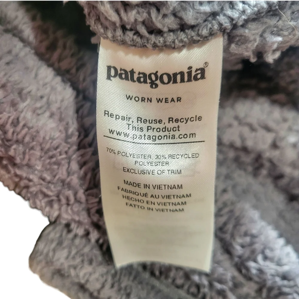 Patagonia // M's Los Gatos High Pile Pullover Fleece // XL // Salt Grey - Picture 8 of 8